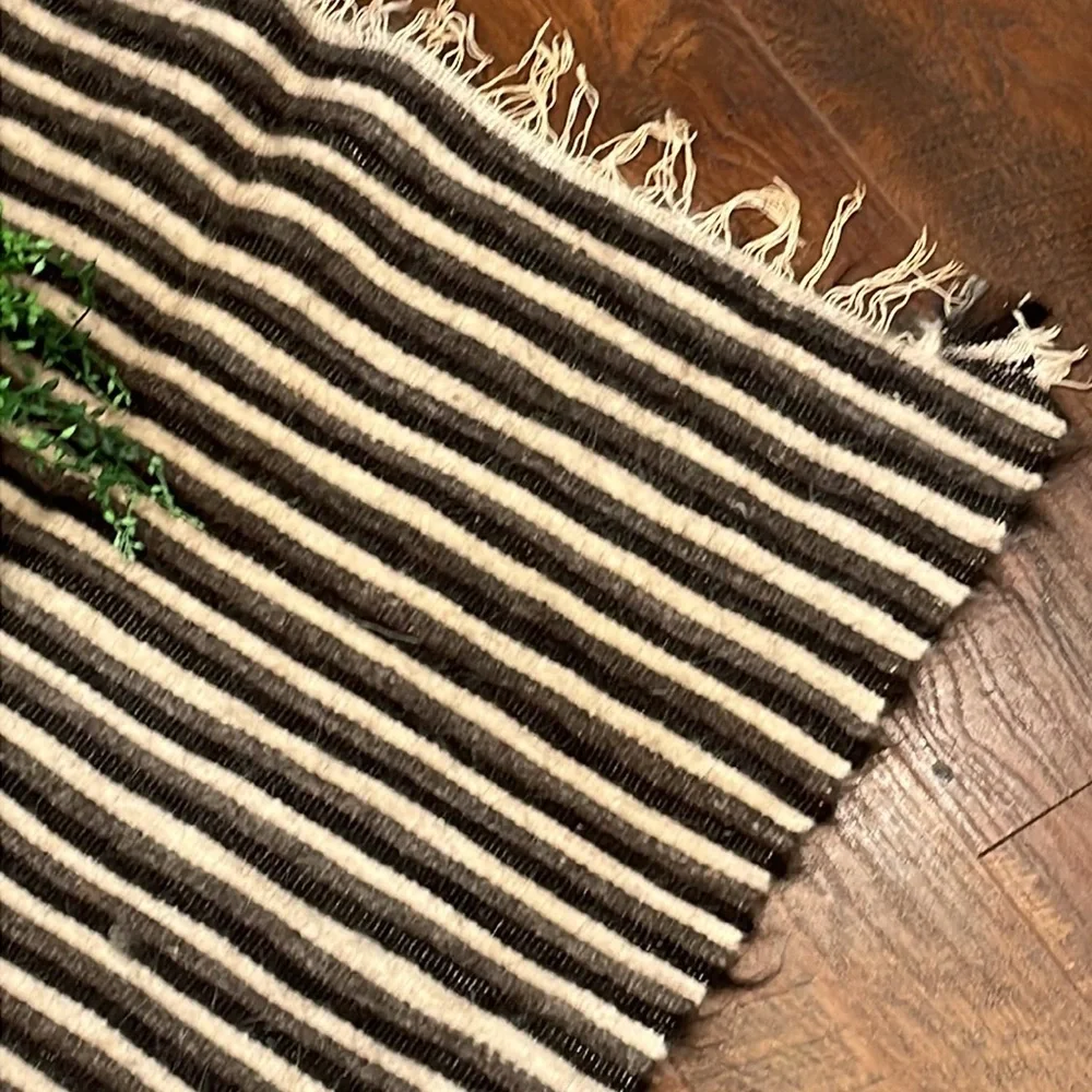 Vintage mohair rug
